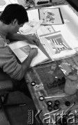 Listopad 1986, Bielsko-Biała, Polska
Studio Filmów Rysunkowych, praca nad filmem 