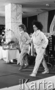 24.03.1986, Warszawa, Polska.
Pokaz mody firmy 