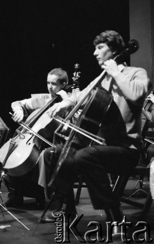 1.03.1987, Warszawa, Polska.
Orkiestra Teatru 