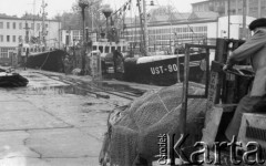 Maj 1987, Ustka, Polska
Przedsiębiorstwo Połowów 