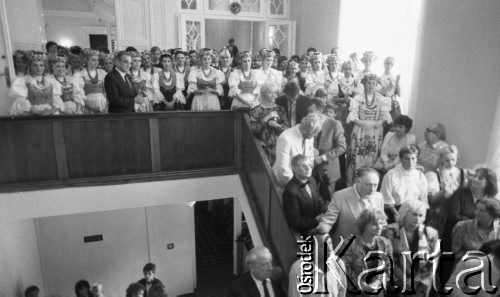 2.06.1988, Koszęcin, woj. Częstochowa, Polska
Obchody 35 rocznicy powstania Państwowego Zespołu Ludowego Pieśni i Tańca 
