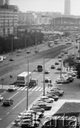 Sierpień 1989, Warszawa, Polska.
Aleje Jerozolimskie, w tle budynek Dworca Centralnego.
Fot. Jarosław Tarań, zbiory Ośrodka KARTA [89-32] 
