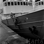 19.08.1968, Gdynia, woj. Gdańsk, Polska. Okręt Marynarki Wojennej 