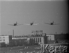 21.04.1963, Warszawa, Polska.
Pokazy lotnicze w Aeroklubie Gocław.
Fot. Jarosław Tarań, zbiory Ośrodka KARTA [63-03]

