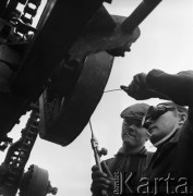 1968, Zabrze, woj. katowickie, Polska.
Pracownicy Budownictwa Urządzeń Gazowniczych 