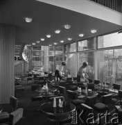 Październik 1968, Warszawa, Polska. 
Kawiarnia na 