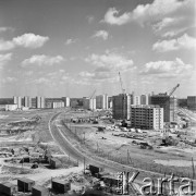 16.08.1968, Warszawa, Polska.
Żoliborz. Budowa osiedla mieszkaniowego.
Fot. Jarosław Tarań, zbiory Ośrodka KARTA