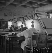 28.01.1963, Bielsko-Biała, Polska.
Biuro projektowe w zakładzie 