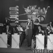 02.02.1963, Warszawa, Polska.
Orkiestra Mroczka na Balu Mistrzów Sportu w Sali Kongresowej.
Fot. Jarosław Tarań, zbiory Ośrodka KARTA [63-91]

