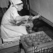 14.08.1963, Warszawa, Polska.
Zakłady Przetwórstwa Warzyw i Owoców Nr 1 na Okęciu.
Fot. Jarosław Tarań, zbiory Ośrodka KARTA [63-120]

