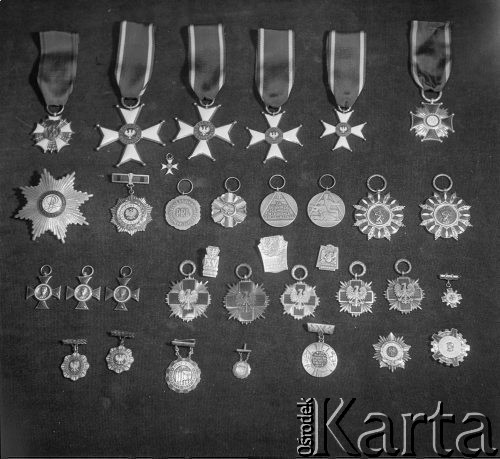 11.03.1963, Warszawa, Polska.
Odznaczenia w Mennicy Panstwowej.
Fot. Jarosław Tarań, zbiory Ośrodka KARTA [63-168]


