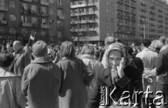 1.05.1965, Warszawa, Polska.
Pochód pierwszomajowy.
Fot. Jerzy Mąkowski, zbiory Fundacji Ośrodka KARTA