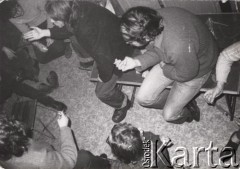 Grudzień 1981- styczeń 1982, Białołęka k/Warszawy, Polska.
Działacze opozycji i 