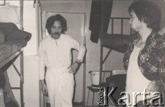 Grudzień 1981- styczeń 1982, Białołęka k/Warszawy, Polska.
Działacze opozycji i 