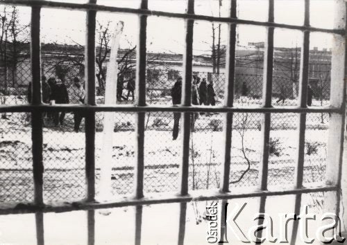 Grudzień 1981- styczeń 1982, Białołęka k/Warszawy, Polska.
Działacze opozycji i 