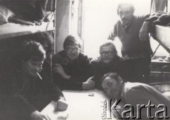 Grudzień 1981- styczeń 1982, Białołęka k/Warszawy, Polska.
Działacze opozycji i 