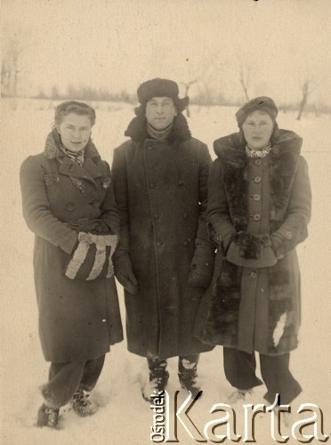 20.01.1942, Podgorna, ZSRR.
Polacy zesłani do Związku Radzieckiego.
Fot. NN, zbiory Ośrodka KARTA, udostępniła Maria Donocik.

