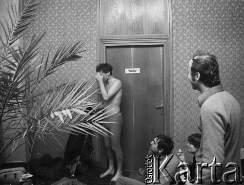 Luty 1981, Warszawa, Polska.
Strajk okupacyjny Studentów SGGW domagających się rejestracji Niezależnego Zrzeszenia Studentów.
Fot. NN, kolekcja NZS SGGW, zbiory Ośrodka KARTA, udostępnili Ryszard Marszałek i Jerzy Boruc
