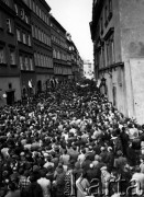 1.05.1982, Warszawa, Polska.
Stan wojenny - niezależna manifestacja 