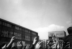 1.05.1982, Warszawa, Polska.
Stan wojenny - niezależna manifestacja 