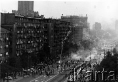 31.08.1982, Warszawa, Polska.
Manifestacje w drugą rocznicę podpisania porozumień sierpniowych.
Fot. NN, zbiory Ośrodka KARTA
