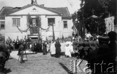 1920, Białystok, Polska.
Wojna polsko-bolszewicka. Msza polowa.
Fot. NN, zbiory Ośrodka KARTA, udostępnił Gustaw Sobolewski