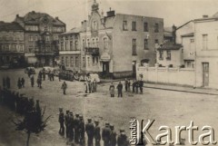 13.12.1939, Szamotuły, Kraj Warty, III Rzesza Niemiecka. 
Egzekucja pięciu Polaków rozstrzelanych za rzekome wywieszenie polskiej flagi.
Fot. NN, zbiory Ośrodka KARTA

