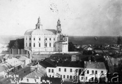 1937, Pińsk, woj. poleskie, Polska.
Panorama miasta.
Fot. Władysław Nadwornik, zbiory Ośrodka KARTA, udostępnił Wiesław Pakosik-Pakosz

