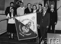 Sierpień 1981, Wrocław, Polska.
Działacze NSZZ 