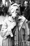 3.05.1982, Warszawa, Stare Miasto.
Stan wojenny - manifestacja niezależna na Placu Zamkowym na Starym Mieście, zorganizowana przez podziemne struktury 