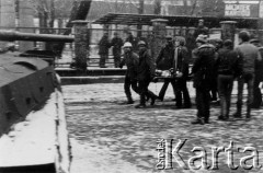 16.12.1981, Katowice, Polska.
Stan wojenny - pacyfikacja strajku w kopalni 