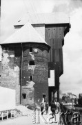 1959, Gdańsk, Polska.
Żuraw portowy nad Motławą.
Fot. Czesław Wdowczyk, zbiory Ośrodka KARTA, udostępnił Henryk Wdowczyk
 
