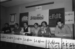 16.12.1981, Paryż, Francja.
Spotkanie założycielskie Komitetu Koordynacyjnego NSZZ 