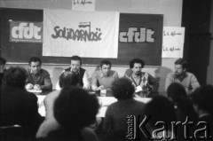 16.12.1981, Paryż, Francja.
Spotkanie założycielskie Komitetu Koordynacyjnego NSZZ 