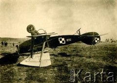 13.10.1920, Lwów, Polska.
Lotnisko Lwów-Lewandówka. Kraksa samolotu myśliwskiego Bristol F2B Fighter nr 20.38. 
Fot. NN, zbiory Ośrodka KARTA, Pogotowie Archiwalne [PAF_011], udostępniła Jolanta Szczudłowska