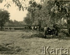 1939, Polska.
Działa artylerii lekkiej
Fot. NN, zbiory Ośrodka KARTA, Pogotowie Archiwalne [PAF_011], udostępniła Jolanta Szczudłowska
