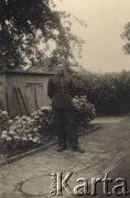 Lipiec 1943, Essen, III Rzesza Niemiecka.
Marceli Ślaski, żołnierz kampanii wrześniowej, więzień obozu jenieckiego.
Fot. R. Gottwald, Koblencja; zbiory Ośrodka KARTA, zdjęcia z kolekcji Marcelego Ślaskiego udostępniła Barbara Gleb

