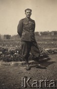 1942, Mannheim, III Rzesza Niemiecka.
Marceli Ślaski, żołnierz kampanii wrześniowej, więzień obozu jenieckiego.
Fot. R. Gottwald, Koblencja; zbiory Ośrodka KARTA, zdjęcia z kolekcji Marcelego Ślaskiego udostępniła Barbara Gleb

