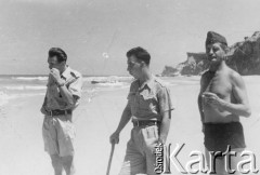 1942, Palestyna.
Polscy żołnierze nad morzem.
Fot. NN, zbiory Ośrodka KARTA, kolekcję Stanisława Jankowskiego udostępnił Piotr Jankowski
 
