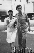 1945-1946, Włochy.
Stanisław Jankowski z żoną Alfredą (Aliną).
Fot. NN, zbiory Ośrodka KARTA, kolekcję Stanisława Jankowskiego udostępnił Piotr Jankowski
 
