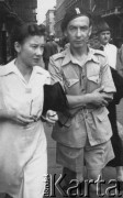 1945-1946, Włochy.
Stanisław Jankowski z żoną Alfredą (Aliną).
Fot. NN, zbiory Ośrodka KARTA, kolekcję Stanisława Jankowskiego udostępnił Piotr Jankowski
 
