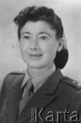 1944-1946, Włochy. (?)
Alfreda (Alina) Jankowska, portret.
Fot. NN, zbiory Ośrodka KARTA, kolekcję Stanisława Jankowskiego udostępnił Piotr Jankowski
 
