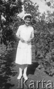 4.10.1944, Włochy. (?)
Alfreda (Alina) Jankowska, pielęgniarka.
Fot. NN, zbiory Ośrodka KARTA, kolekcję Stanisława Jankowskiego udostępnił Piotr Jankowski
 
