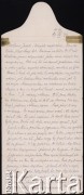 19-28.12.1939, III Rzesza Niemiecka.
List wysłany przez więźnia Stalagu II A Waleriana Maszewskiego do żony Jadwigi zamieszkałej w Krakowie.
Fot. NN, zbiory Ośrodka KARTA, udostępniła Ewa Maszewska
 

