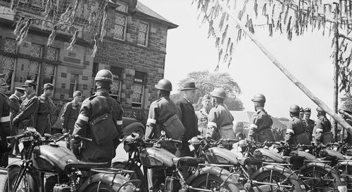 1940-1944, Carron School, Wielka Brytania.
Żołnierze 12 Batalionu Łączności I Korpusu Polskiego.
Fot. zbiory Ośrodka KARTA, kolekcję Stanisława Zalewskiego udostępnił Leszek Bartnicki


