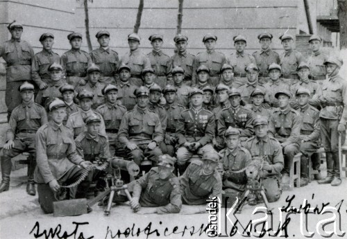 1931, Lwów, Polska.
Szkoła podoficerów Samodzielnej Brygady Kawalerii. Karabiny CKM Maxim.
Fot. zbiory Ośrodka KARTA, Pogotowie Archiwalne [PA_016], przekazała Urszula Drobniak