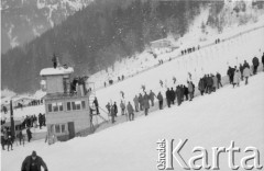 Lata 60., Badgastein, Austria.
Stok narciarski.
Fot. Bogdan Łopieński, zbiory Ośrodka KARTA