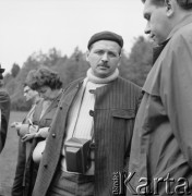 1975, Puszcza Białowieska, Polska.
Turyści.
Fot. Bogdan Łopieński, zbiory Ośrodka KARTA