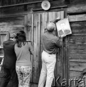 1967, Krzyże, woj. olsztyńskie, Polska.
Artyści warszawscy podczas wakacji.
Fot. Bogdan Łopieński, zbiory Ośrodka KARTA