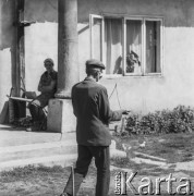 1967, woj. rzeszowskie, Polska.
Różdżkarz.
Fot. Bogdan Łopieński, zbiory Ośrodka KARTA